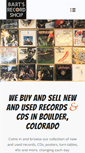 Mobile Screenshot of bartsrecordshop.com